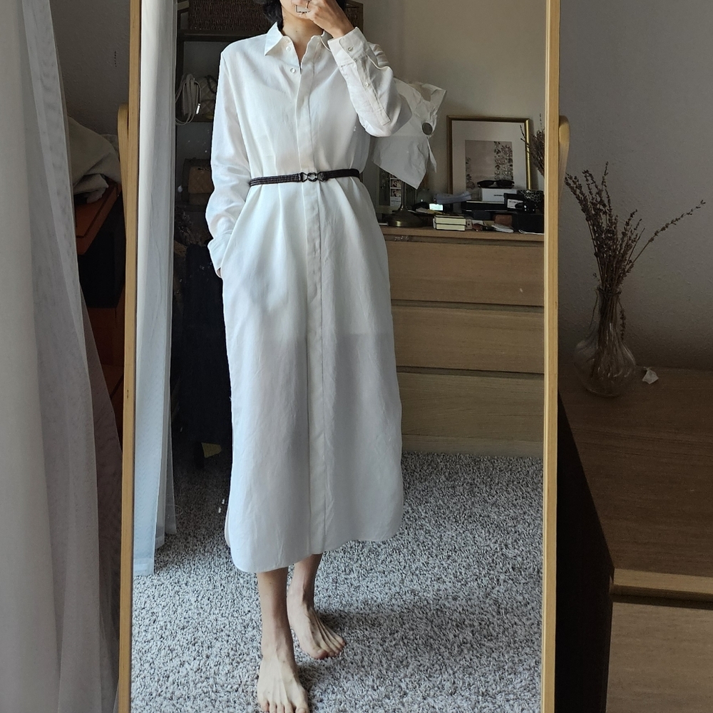Theory shirt maxi dress